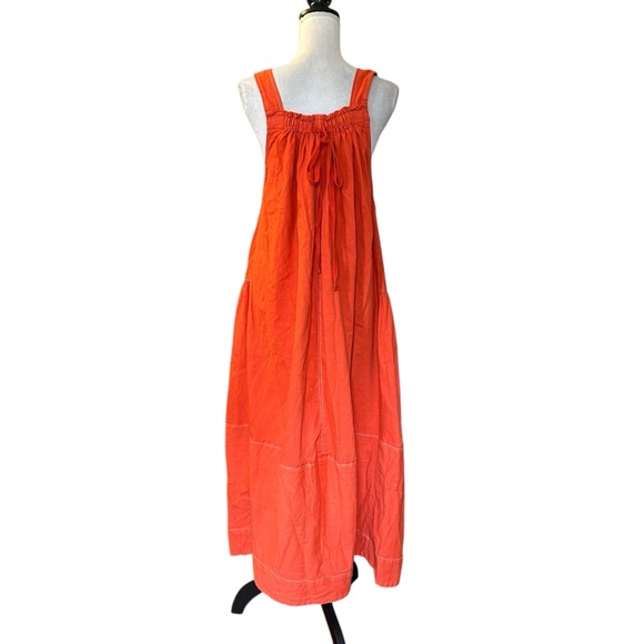 NWT Free People Machu Barrel Midi Dress Women’s SZ XS in Cherry - Picture 7 of 11